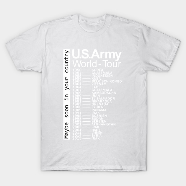 The US Army World Tour T-Shirt-TOZ